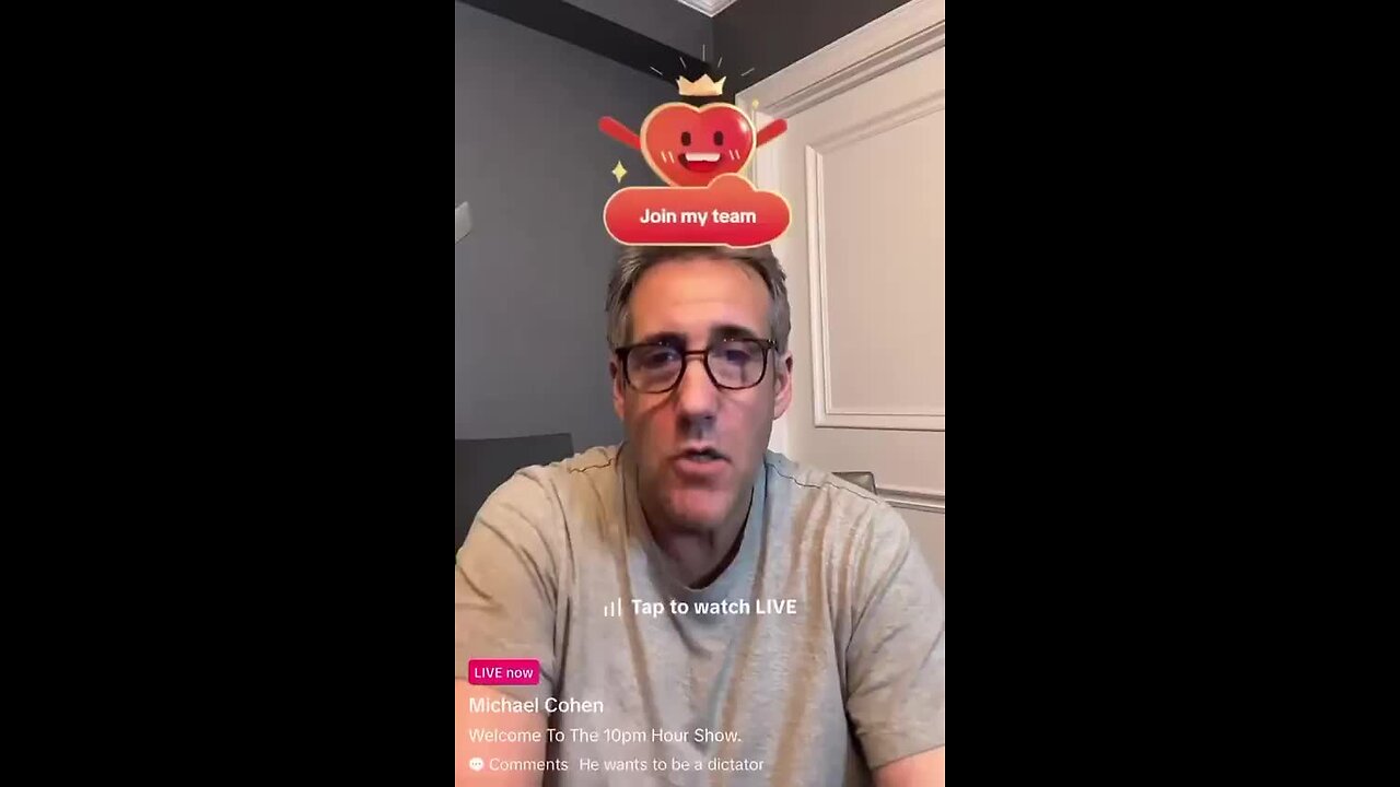 Michael Cohen, Trying to Explain Why He’s Backtracking on His Plan to Leave America, Gets Increasingly Mad as Livestream Viewers Add a Turkey Filter to His Face