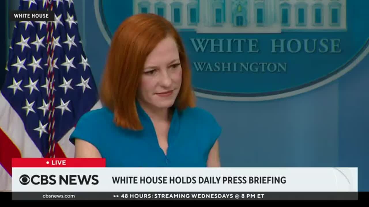 Psaki Is Asked About Biden Making Comments About The War In Ukraine That The White House Later Says Do Not Reflect US Policy