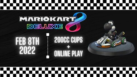 LIVE: Mario Kart 8 Deluxe 200cc Cups & Online Gameplay #NintendoSwitch #MarioKart