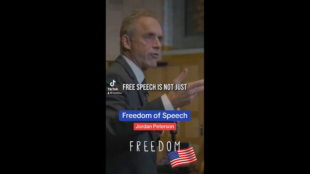 Free Speech | Jordan Peterson