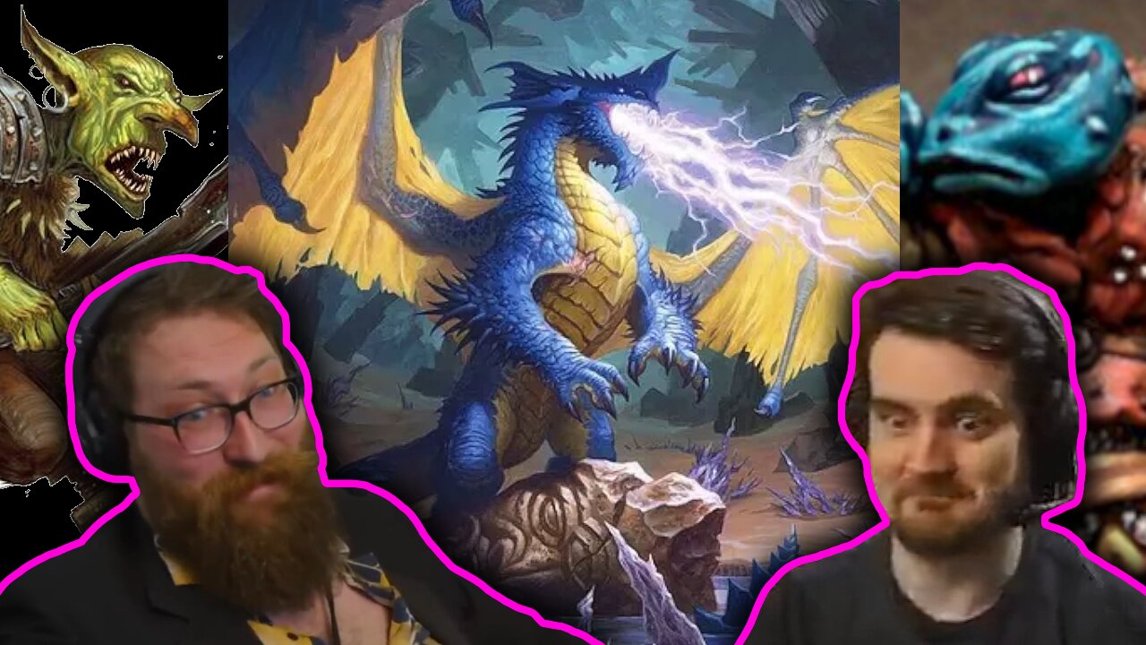 Blue Dragons and Silly Slann Names - Tom and Ben