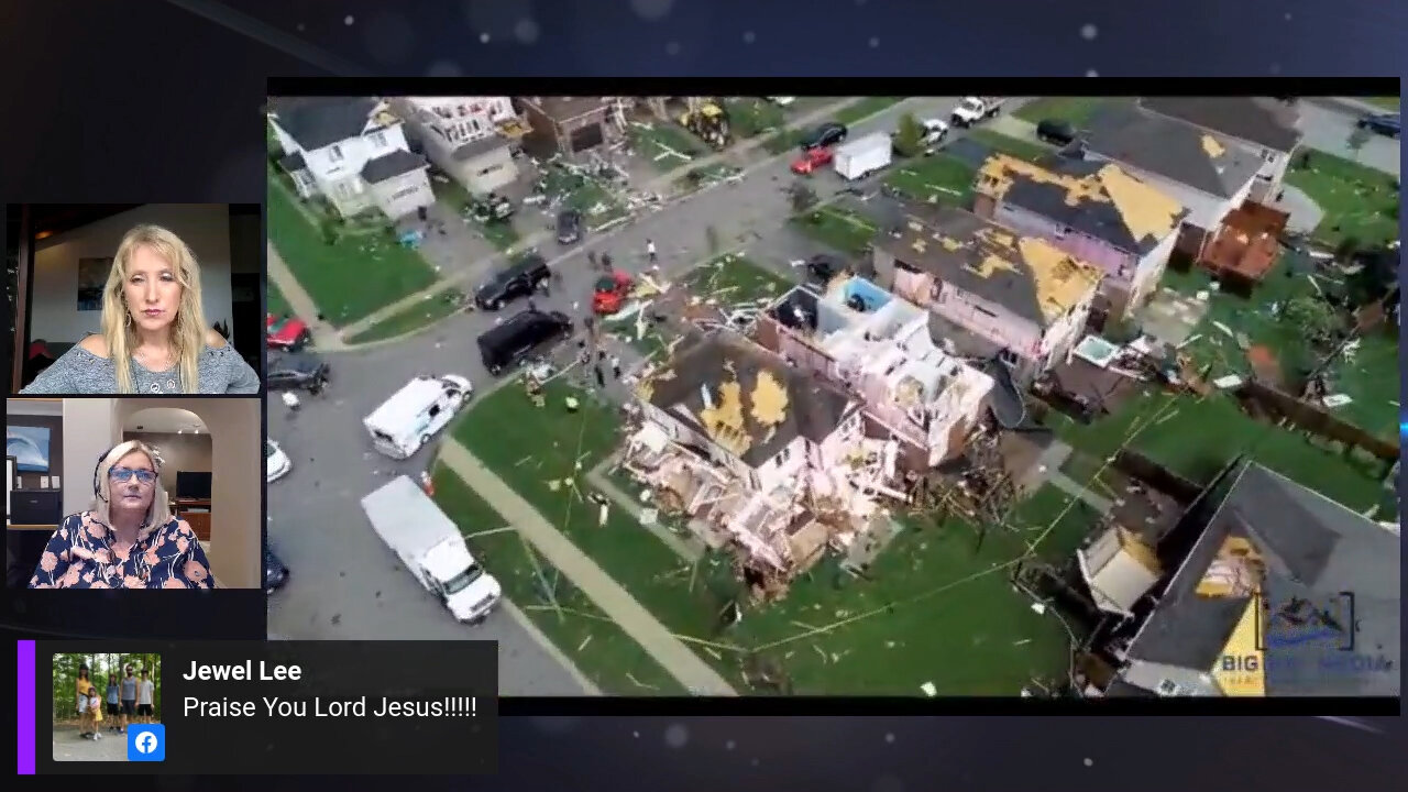 Live with Marilyn on the Tornadoes in Barrie, Ontario