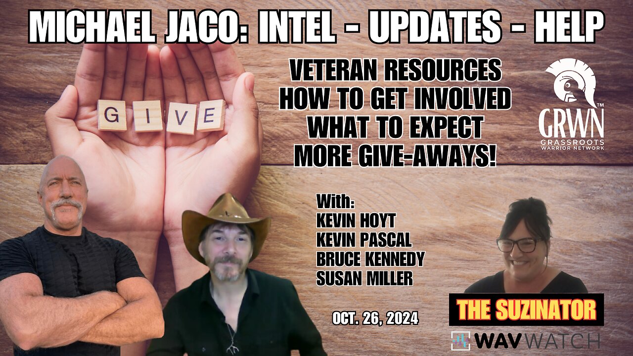 Michael Jaco & Kevin Hoyt discuss hurricanes, Elections, war, our veterans and how to get involved