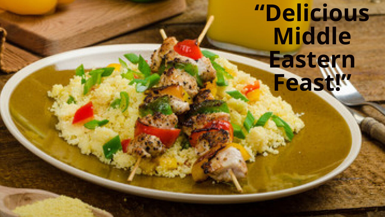 Delicious Middle Eastern Grilled Chicken with Couscous