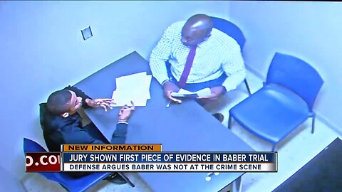 Jury sees first piece of evidence in Baber trial