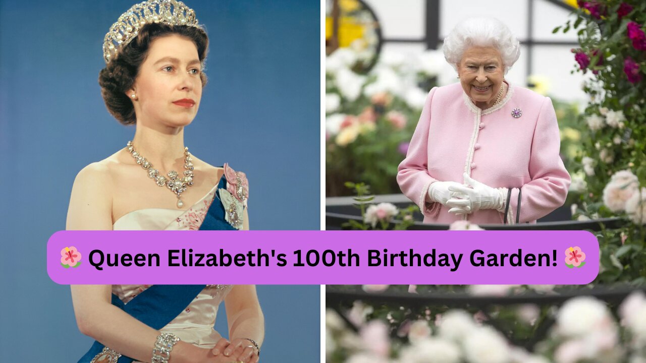 🌸 Celebrating Queen Elizabeth's 100th Birthday: A Stunning New Garden in Regent's Park 🌸