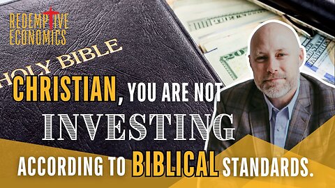 DEVOTIONAL: Christian, You Are Not Investing According to Biblical Standards