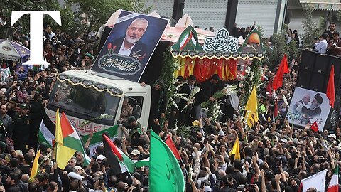 Thousands mourn Hamas chief at funeral ceremony in Iran