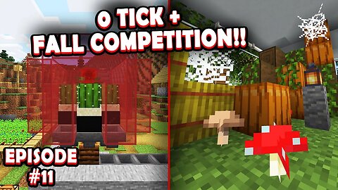 FALL COMPETITION + 0 TICK BONEMEAL FARM - Paperhats Season 1 #11 (Minecraft 1.15.2}