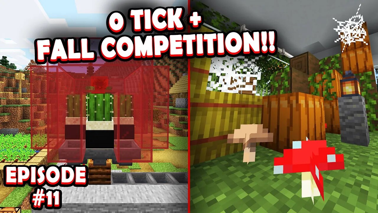 FALL COMPETITION + 0 TICK BONEMEAL FARM - Paperhats Season 1 #11 (Minecraft 1.15.2}