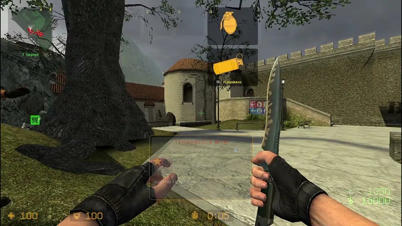 Counter Strike Source Piranesi Bots #39 Only Knives