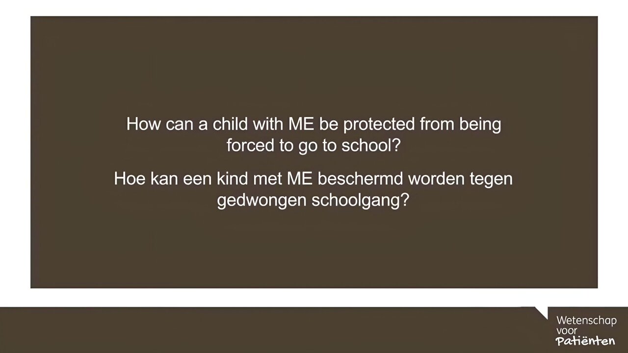 How can a child with Epidemic M.E. be forced into going to school? - Dr. Nigel Speight (Paediatrician)