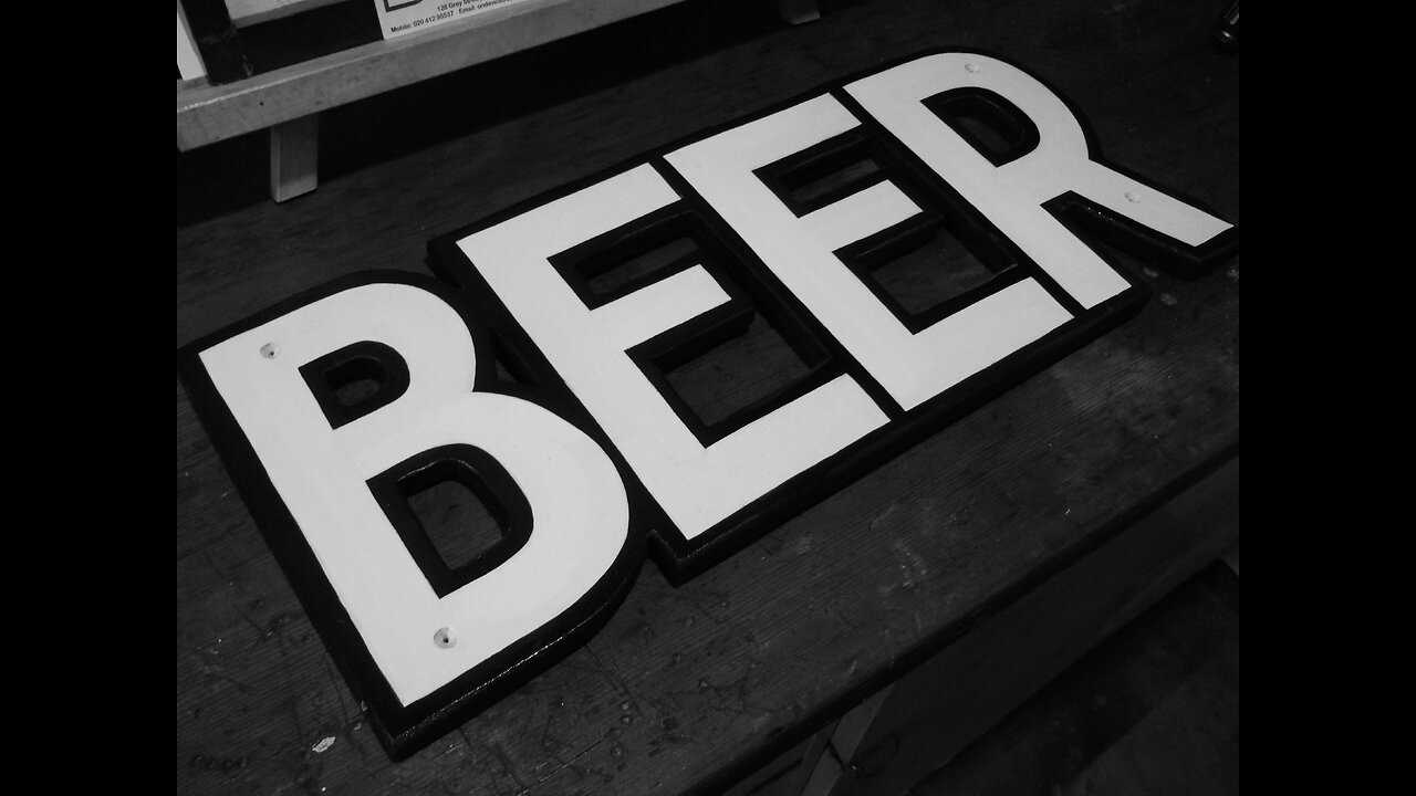 Beer Sign Painting