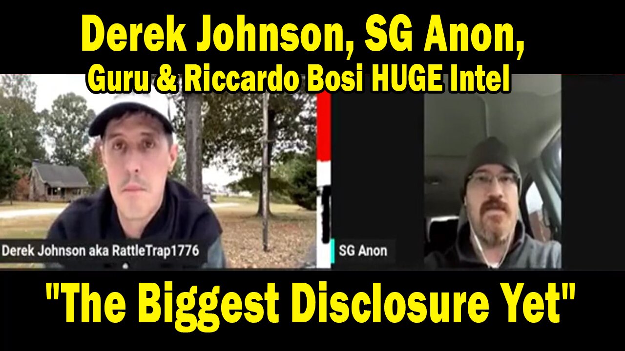 Derek Johnson, SG Anon, Guru & Riccardo Bosi HUGE Intel Oct 15: "The Biggest Disclosure Yet"