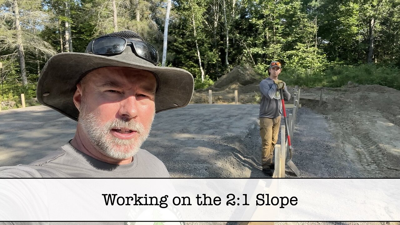 Building the Shop - Part 17 - Slope, Knots and Making it Square