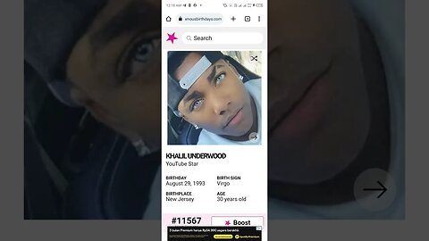 HAPPY 30 BIRTHDAY KHALIL UNDERWOOD