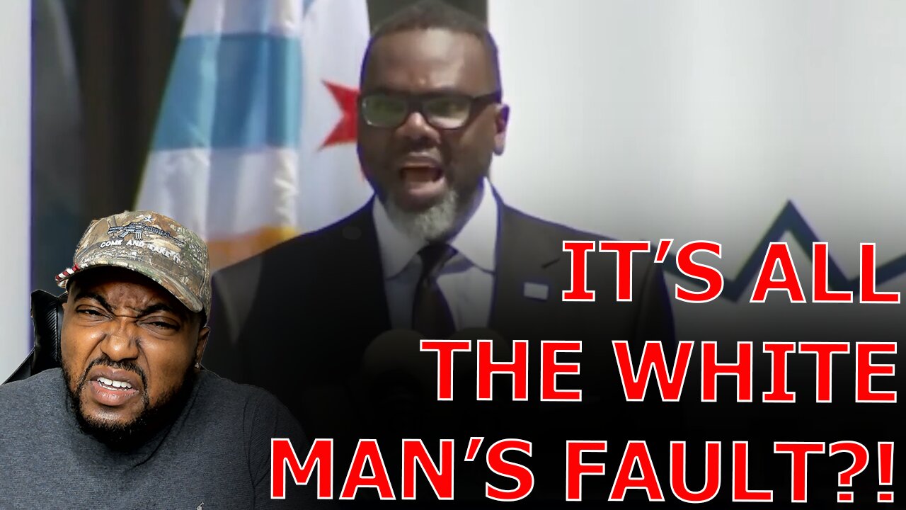 WOKE Mayor Brandon Johnson BLAMES ALL Chicago Problems On Racism In DELUSIONAL Reparations Speech!