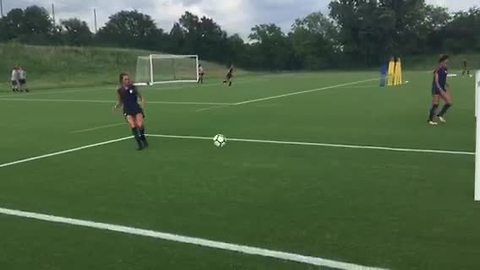 US Women's U-17 World Cup team training in KCK