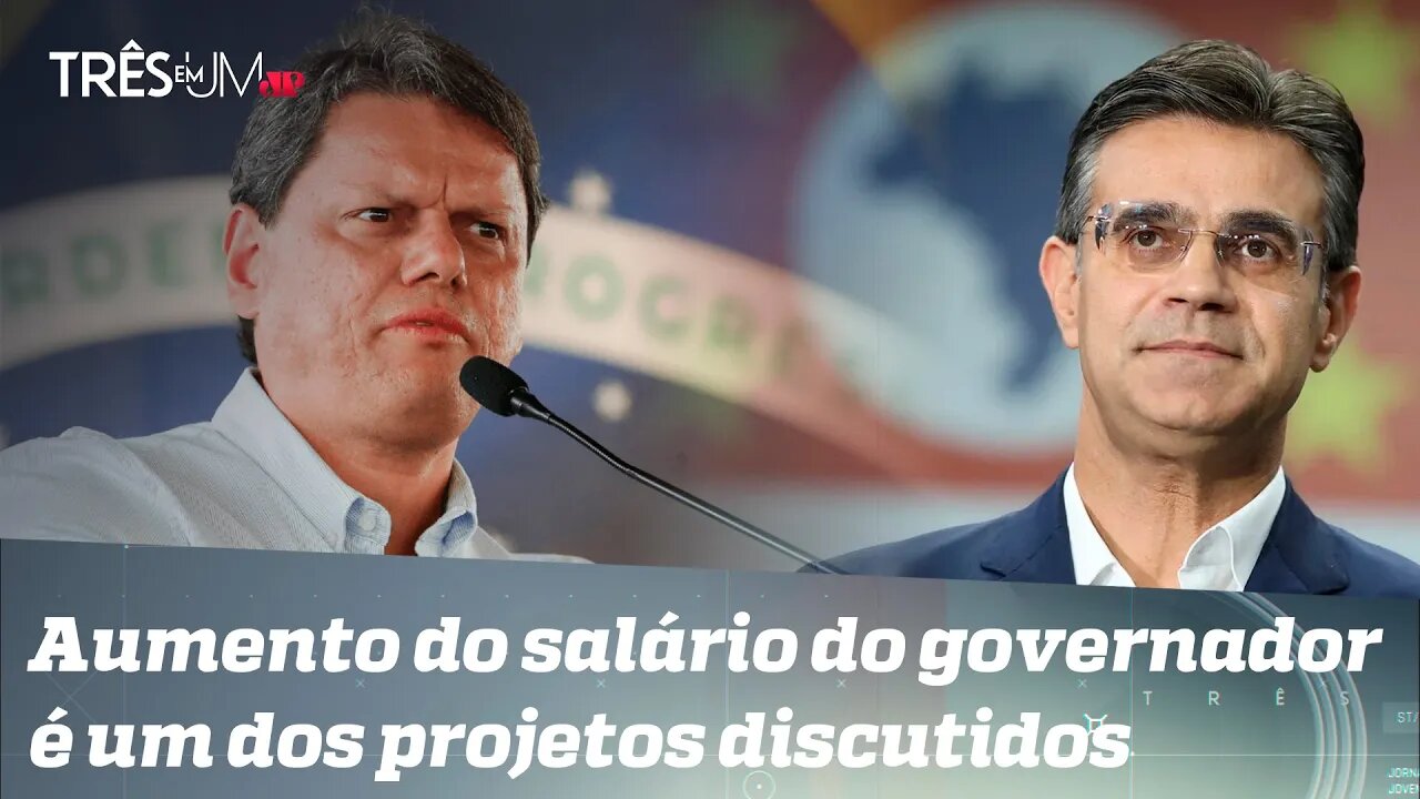 Tarcísio e Rodrigo Garcia dão início à transição de governos em SP