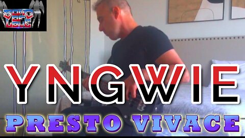 Yngwie Malmsteen presto vivace In #C Minor cover