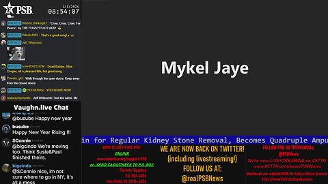 2024-01-01 08:54 EST - Patriots Soapbox AM: with MykelJaye, SkyeBreeze