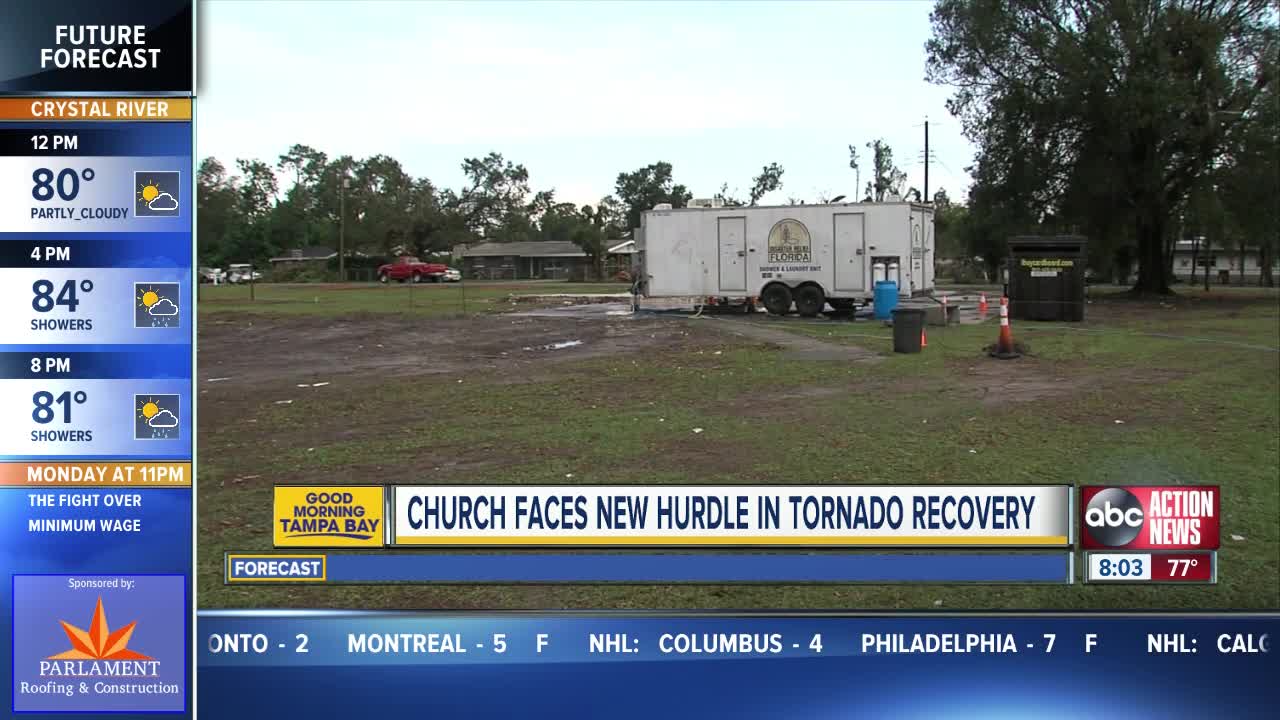 Clean-up continues on week after powerful tornado in Polk County