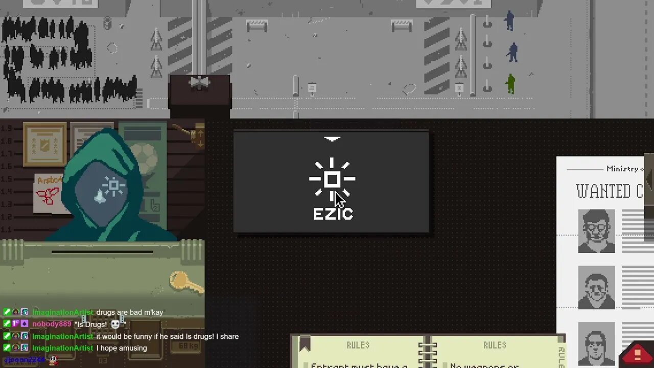 Papers, Please - Don't touch the powder