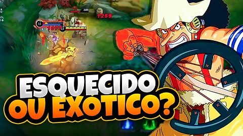 NINGUÉM JOGA COM ELE, MAS ATÉ QUE ELE É SATISFATÓRIO | MOBILE LEGENDS