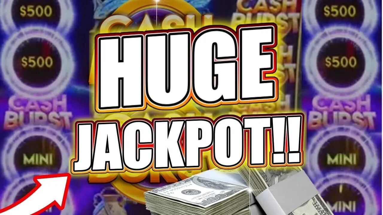 Mega Win!!! GIGANTIC Cash Burst JACKPOT on MAX BET!