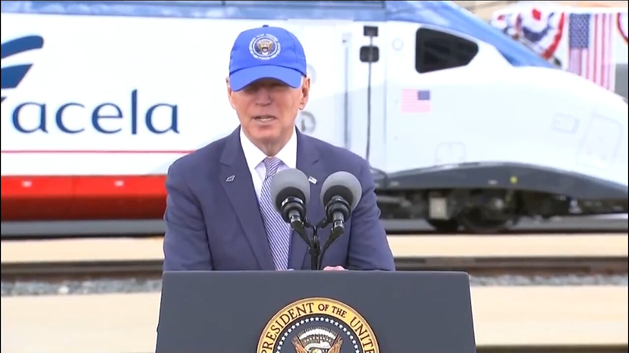 Biden Seems To Get Lost As He Struggles To Tell Amtrak Story