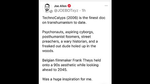 TechnoCalyps (2006) - Transhumanism