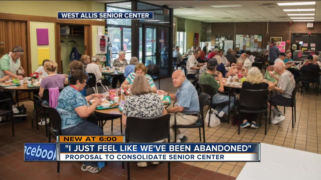 'I just feel like we've been abandoned': Proposal to consolidate West Allis Senior Center under fire