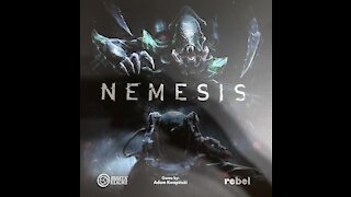 Unboxing nemesis boardgame