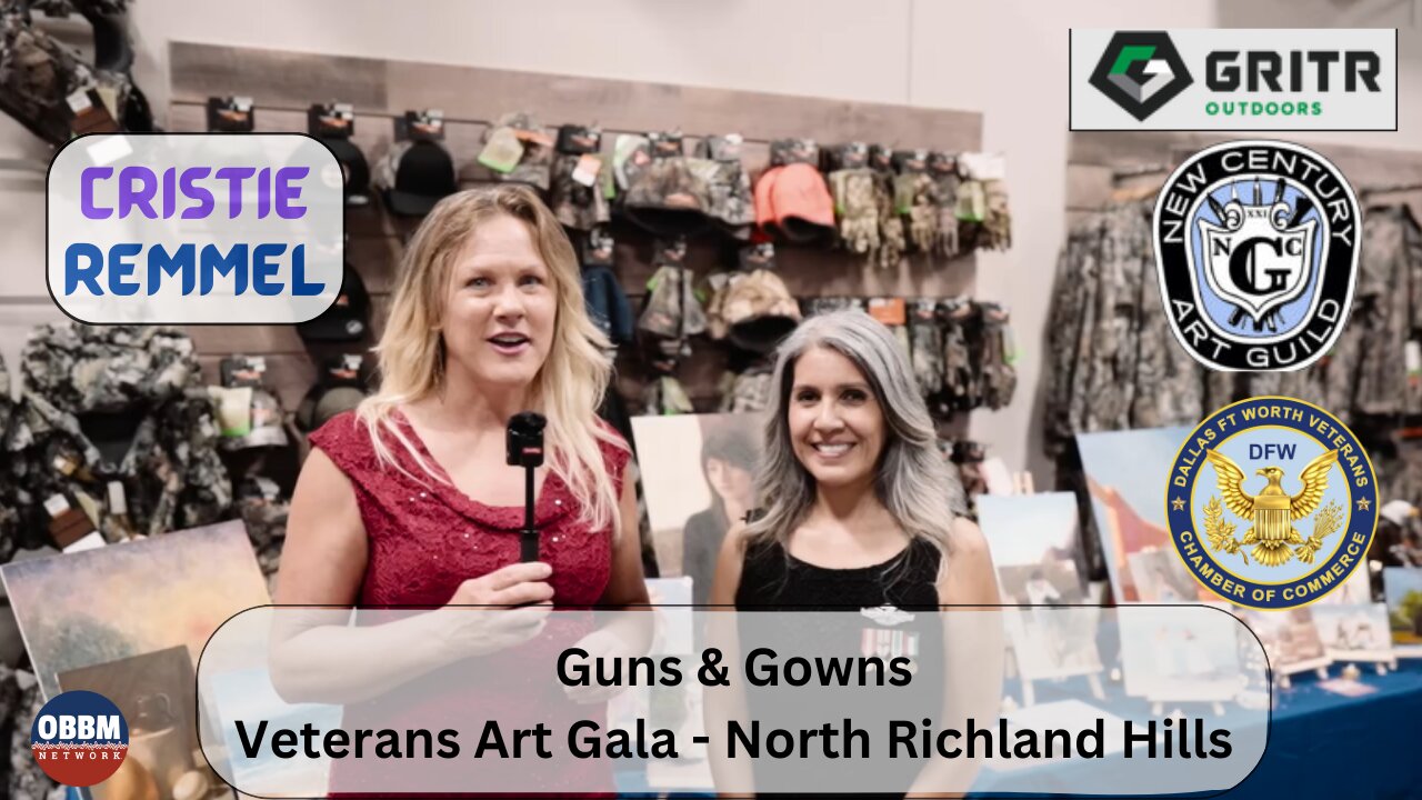 Cristie Remmel - Guns & Gowns Veteran Art Gala #DFW 2023