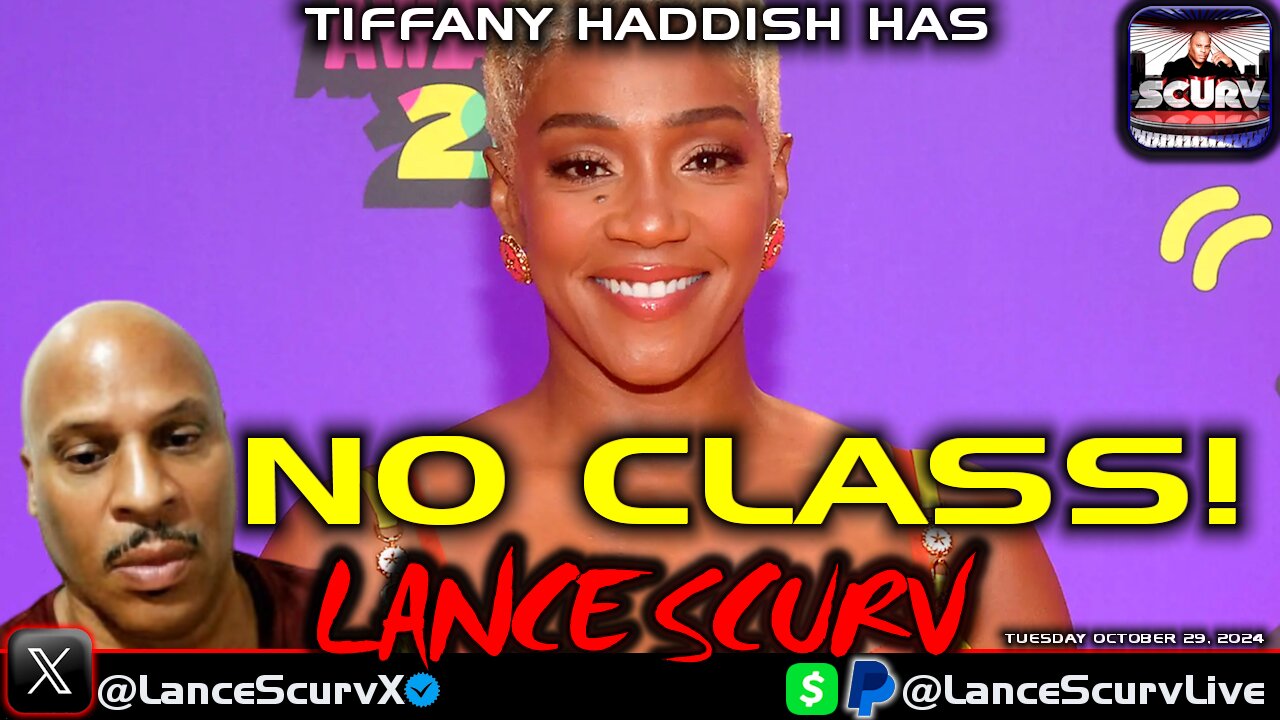 TIFFANY HADDISH HAS NO CLASS! | LANCESCURV