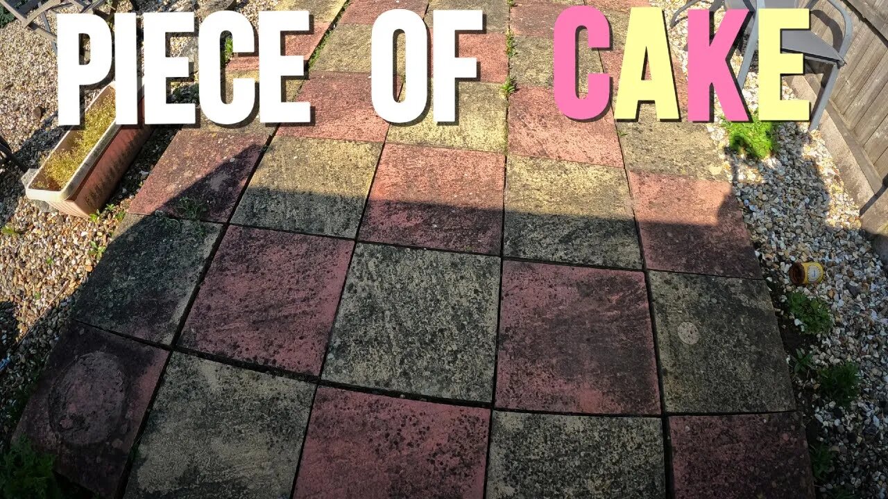 Cleaning A CRAZY Colourful Patio! | Partridge Exterior Cleaning
