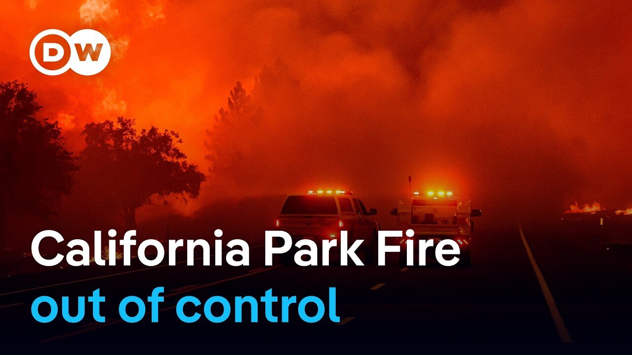 Thousands of hectares burned by California’s Park Fire | DW News|News Empire ✅