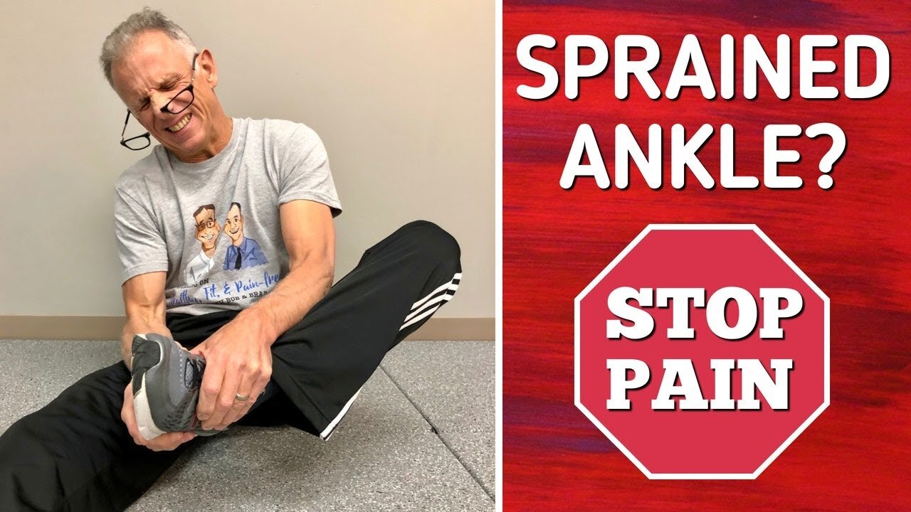 Swollen Ankle Sprain, Stop Pain, Swelling in 3 Steps