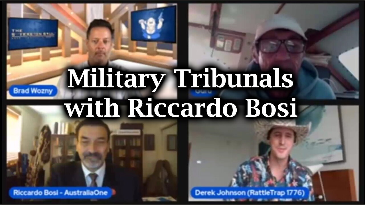 Derek Johnson HUGE Intel With Riccardo Bosi - Martial Law, Military Tribunals - August 15..