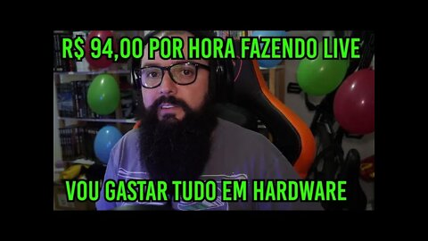 Ganhei R$ 94,00 Por Hora Fazendo Live.. e Teclab !