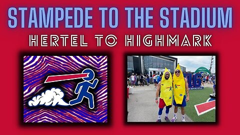 I ran 17 MILES to the Buffalo Bills home opener in a banana costume!