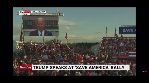 President Trump Mocks Biden at Rally in AZ @The Day After #presidenttrump #biden #trumprally