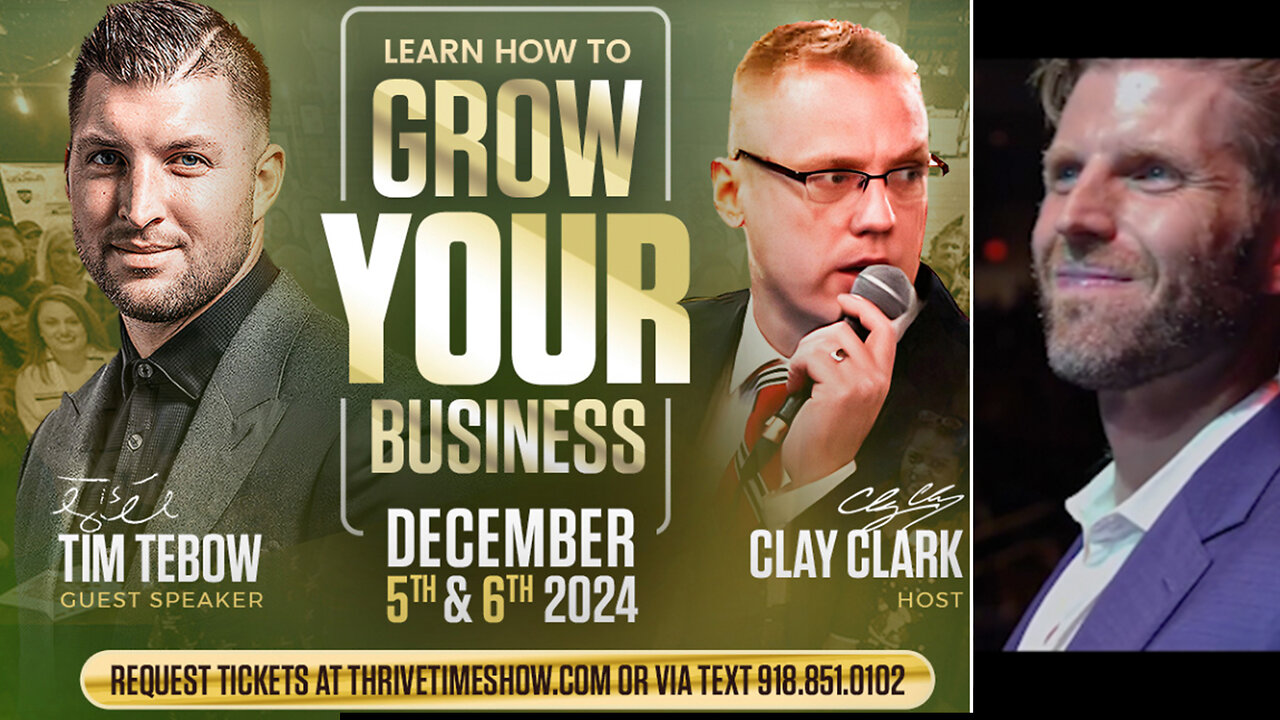 ReAwaken America Tour | FINAL ReAwaken America Tour Heads to Selma, NC October 18th-19th + Join Tim Tebow At Clay Clark's 2-Day Interactive Business Growth Workshop & Conference December 5-6 2024 (LEARN MORE)
