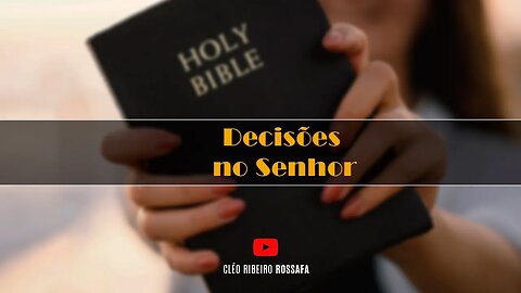 Série Caráter forte EP 106 | DECISÕES NO SENHOR | Bispa Cléo