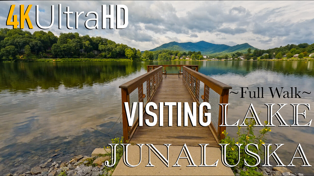 Lake Junaluska - 4K Ultra HD - North Carolina - Ultimate Relaxation - Peaceful Walk - Travel