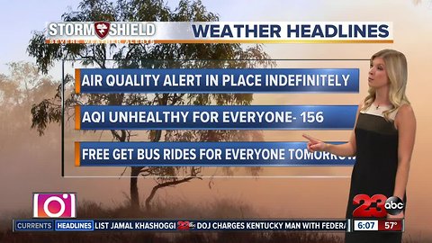 Free get bus rides on Saturday due to bad air quality