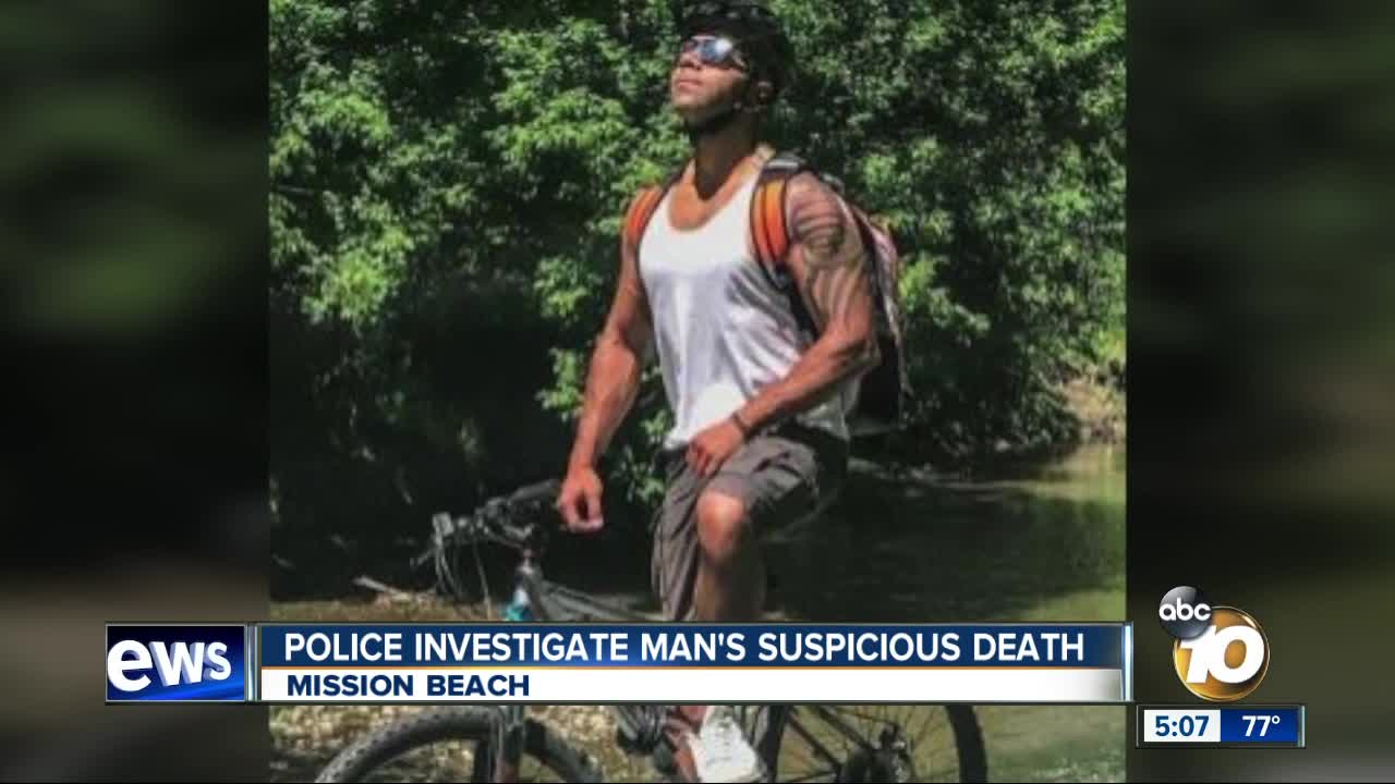 Police investigate suspicious Mission Beach death