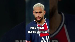 Neymar rate le PSG #shorts