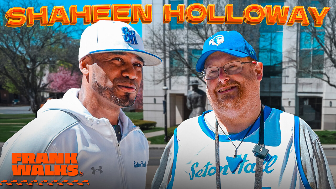 Seton Hall Coach Shaheen Holloway Walks Around Campus With Frank The Tank | Frank Walks Episode 17