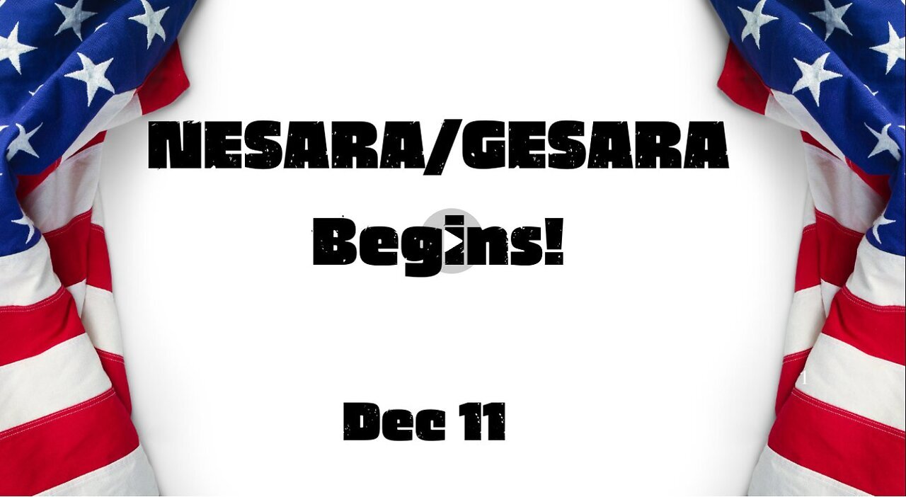 Situation Update- A Big Ugly Period is Coming! NESARA-GESARA Begins!!! Dec 11